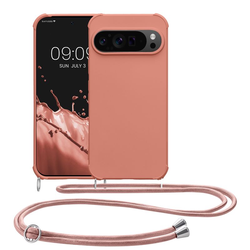 Laptop, Telefoane si Tablete - Telefoane mobile si accesorii - Accesorii Telefoane - Huse telefoane - Husa Kwmobile pentru Google Pixel 9/Pixel 9 Pro, protectie la socuri, silicon, alb - Infinity.ro