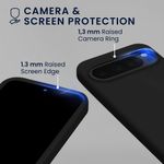 Laptop, Telefoane si Tablete - Telefoane mobile si accesorii - Accesorii Telefoane - Huse telefoane - Husa Kwmobile pentru Google Pixel 9/Pixel 9 Pro, anti-alunecare, sticla temperata, negru - Infinity.ro