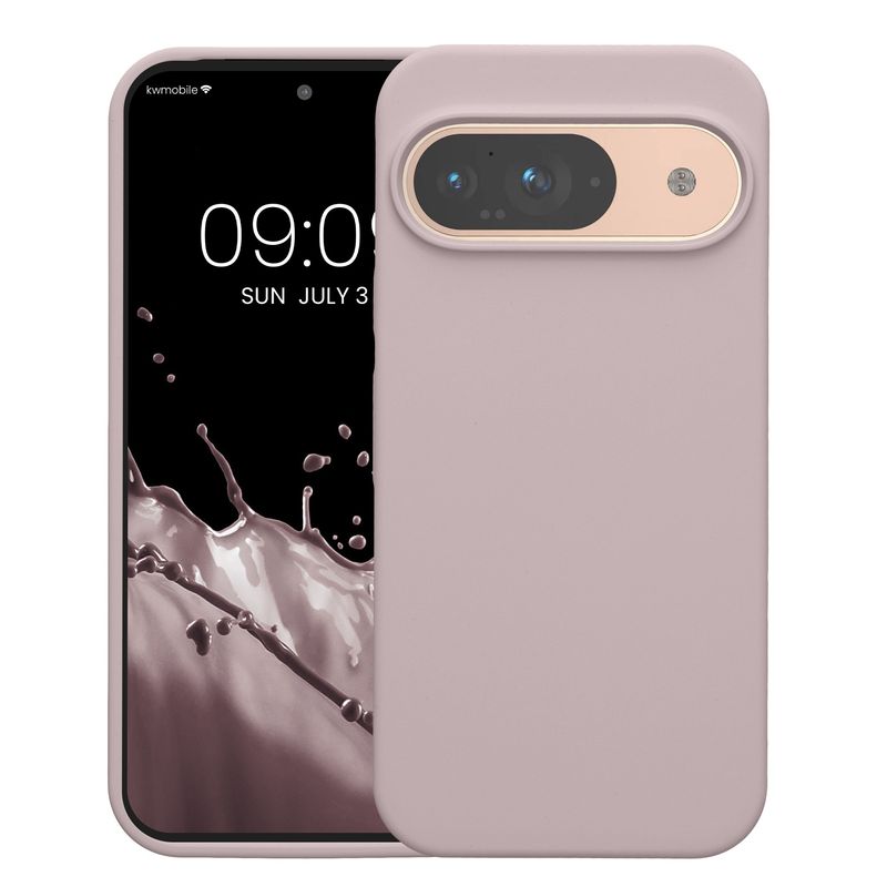 Laptop, Telefoane si Tablete - Telefoane mobile si accesorii - Accesorii Telefoane - Huse telefoane - Husa Kwmobile pentru Google Pixel 9/Pixel 9 Pro, incarcare wireless, silicon, mov - Infinity.ro