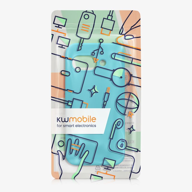 Laptop, Telefoane si Tablete - Telefoane mobile si accesorii - Accesorii Telefoane - Huse telefoane - Husa Kwmobile pentru Google Pixel 9a, anti-alunecare, anti-amprenta, silicon, albastru - Infinity.ro