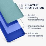 Laptop, Telefoane si Tablete - Telefoane mobile si accesorii - Accesorii Telefoane - Huse telefoane - Husa Kwmobile pentru Google Pixel 9a, anti-alunecare, anti-amprenta, silicon, albastru baltic - Infinity.ro