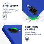 Laptop, Telefoane si Tablete - Telefoane mobile si accesorii - Accesorii Telefoane - Huse telefoane - Husa Kwmobile pentru Google Pixel 9a, anti-alunecare, anti-amprenta, silicon, albastru baltic - Infinity.ro