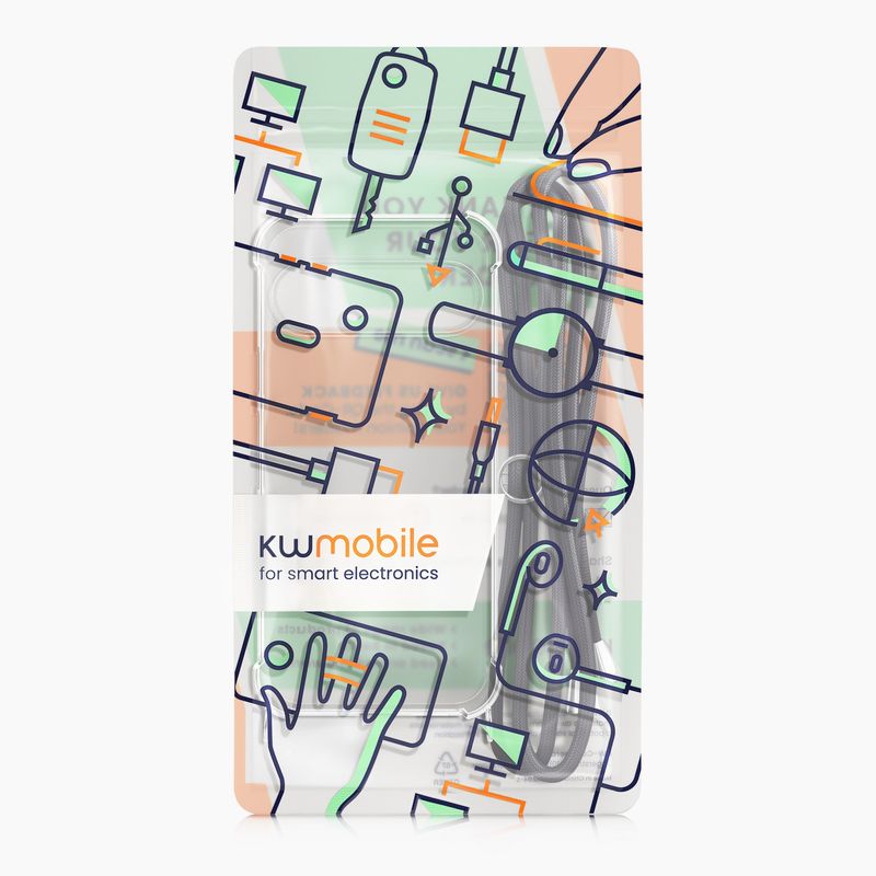 Laptop, Telefoane si Tablete - Telefoane mobile si accesorii - Accesorii Telefoane - Huse telefoane - Husa Kwmobile pentru Google Pixel 9/Pixel 9 Pro, protectie la socuri, TPU, gri, transparent - Infinity.ro