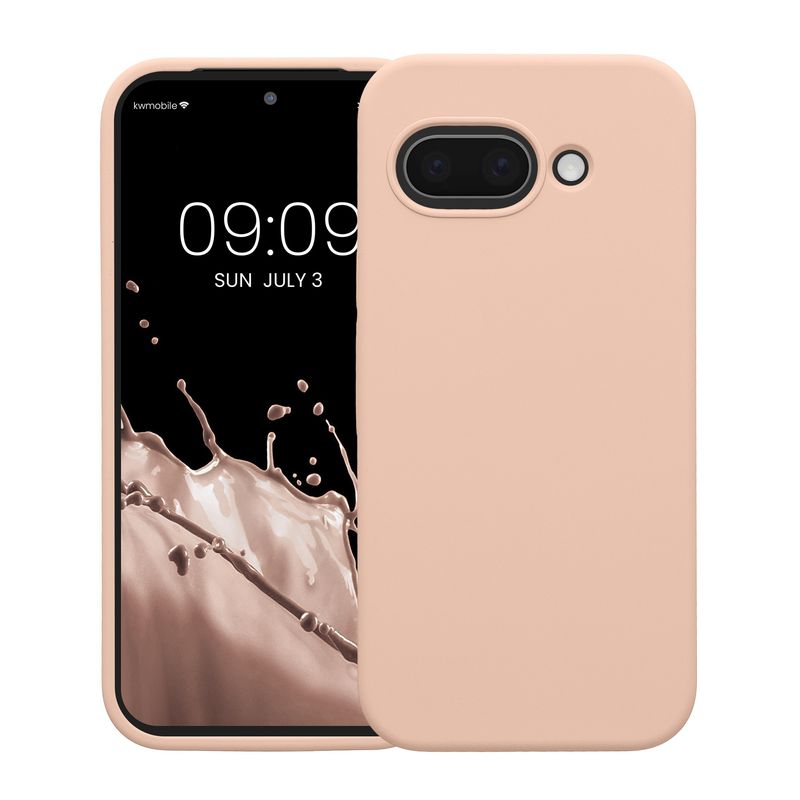 Laptop, Telefoane si Tablete - Telefoane mobile si accesorii - Accesorii Telefoane - Huse telefoane - Husa Kwmobile pentru Google Pixel 9a, anti-alunecare, anti-amprenta, silicon, bej - Infinity.ro