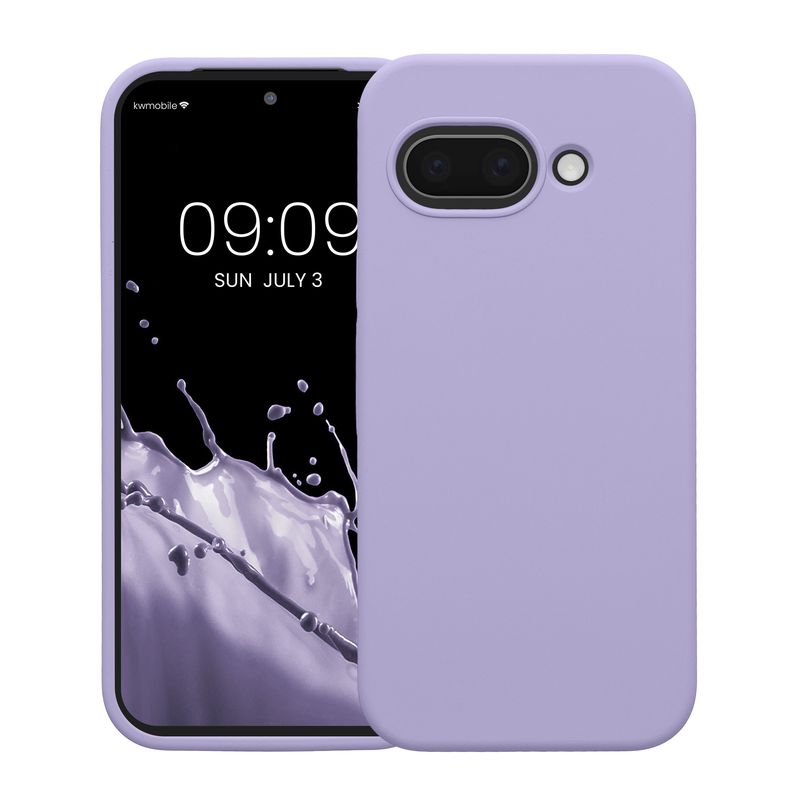 Laptop, Telefoane si Tablete - Telefoane mobile si accesorii - Accesorii Telefoane - Huse telefoane - Husa Kwmobile pentru Google Pixel 9a, anti-alunecare, anti-amprenta, silicon, mov - Infinity.ro