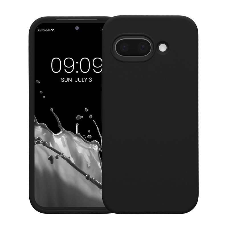 Laptop, Telefoane si Tablete - Telefoane mobile si accesorii - Accesorii Telefoane - Huse telefoane - Husa Kwmobile pentru Google Pixel 9a, anti-alunecare, anti-amprenta, silicon, negru - Infinity.ro