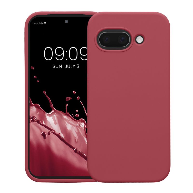 Laptop, Telefoane si Tablete - Telefoane mobile si accesorii - Accesorii Telefoane - Huse telefoane - Husa Kwmobile pentru Google Pixel 9a, anti-alunecare, anti-amprenta, silicon, roz - Infinity.ro