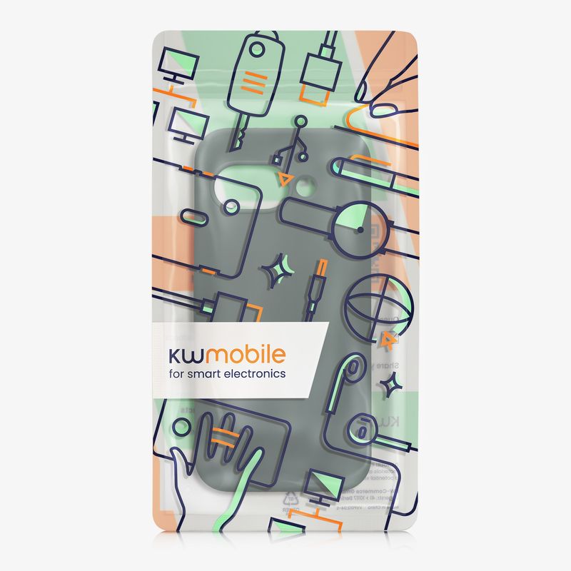 Laptop, Telefoane si Tablete - Telefoane mobile si accesorii - Accesorii Telefoane - Huse telefoane - Husa Kwmobile pentru Google Pixel 9a, anti-alunecare, anti-amprenta, silicon, verde muschi - Infinity.ro