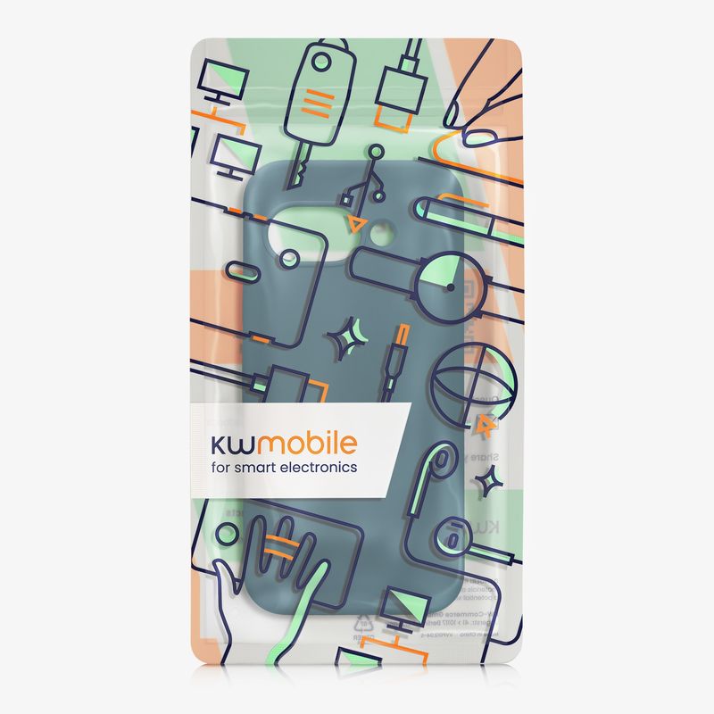 Laptop, Telefoane si Tablete - Telefoane mobile si accesorii - Accesorii Telefoane - Huse telefoane - Husa Kwmobile pentru Google Pixel 9a, anti-alunecare, protectie la socuri, silicon, albastru - Infinity.ro
