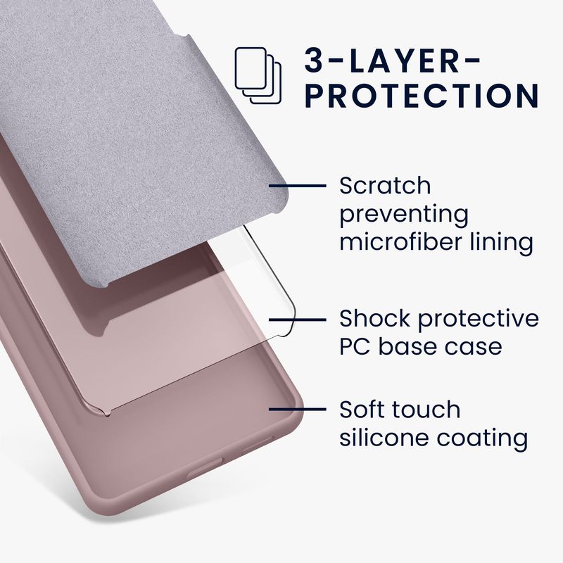 Laptop, Telefoane si Tablete - Telefoane mobile si accesorii - Accesorii Telefoane - Huse telefoane - Husa Kwmobile pentru Google Pixel 9a, anti-alunecare, protectie la zgarieturi, silicon, bej - Infinity.ro
