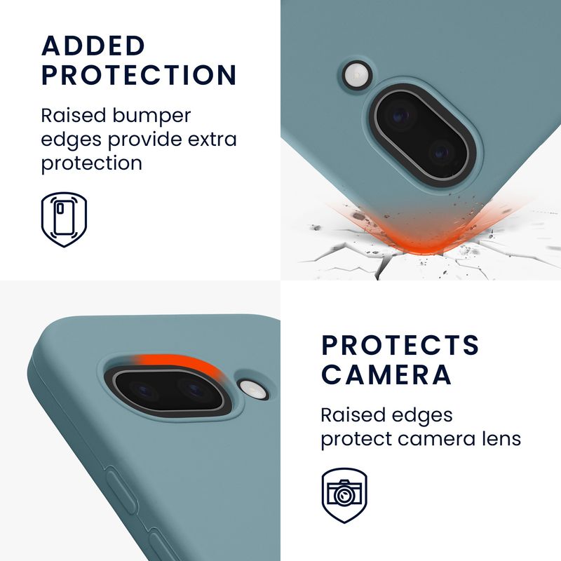 Laptop, Telefoane si Tablete - Telefoane mobile si accesorii - Accesorii Telefoane - Huse telefoane - Husa Kwmobile pentru Google Pixel 9a, anti-alunecare, protectie la socuri, silicon, bej - Infinity.ro