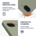 Laptop, Telefoane si Tablete - Telefoane mobile si accesorii - Accesorii Telefoane - Huse telefoane - Husa Kwmobile pentru Google Pixel 9a, anti-alunecare, protectie la zgarieturi, silicon, verde - Infinity.ro