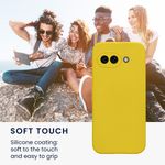 Laptop, Telefoane si Tablete - Telefoane mobile si accesorii - Accesorii Telefoane - Huse telefoane - Husa Kwmobile pentru Google Pixel 9a, anti-alunecare, protectie la zgarieturi, silicon, galben - Infinity.ro