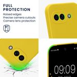 Laptop, Telefoane si Tablete - Telefoane mobile si accesorii - Accesorii Telefoane - Huse telefoane - Husa Kwmobile pentru Google Pixel 9a, anti-alunecare, protectie la zgarieturi, silicon, galben - Infinity.ro
