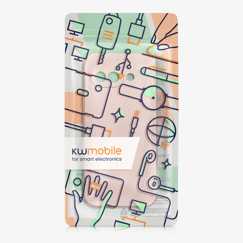 Laptop, Telefoane si Tablete - Telefoane mobile si accesorii - Accesorii Telefoane - Huse telefoane - Husa Kwmobile pentru Google Pixel 9a, anti-alunecare, silicon, auriu - Infinity.ro
