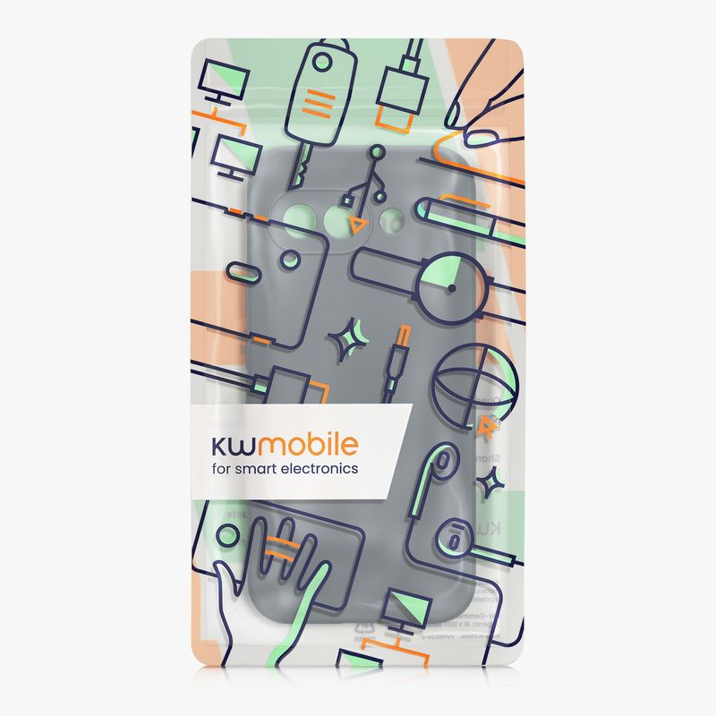 Laptop, Telefoane si Tablete - Telefoane mobile si accesorii - Accesorii Telefoane - Huse telefoane - Husa Kwmobile pentru Google Pixel 9a, anti-alunecare, silicon, ardezie inchisa - Infinity.ro