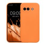 Laptop, Telefoane si Tablete - Telefoane mobile si accesorii - Accesorii Telefoane - Huse telefoane - Husa Kwmobile pentru Google Pixel 9a, anti-alunecare, protectie la zgarieturi, silicon, portocaliu - Infinity.ro