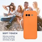 Laptop, Telefoane si Tablete - Telefoane mobile si accesorii - Accesorii Telefoane - Huse telefoane - Husa Kwmobile pentru Google Pixel 9a, anti-alunecare, protectie la zgarieturi, silicon, portocaliu - Infinity.ro