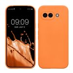 Laptop, Telefoane si Tablete - Telefoane mobile si accesorii - Accesorii Telefoane - Huse telefoane - Husa Kwmobile pentru Google Pixel 9a, anti-alunecare, protectie la zgarieturi, silicon, portocaliu - Infinity.ro