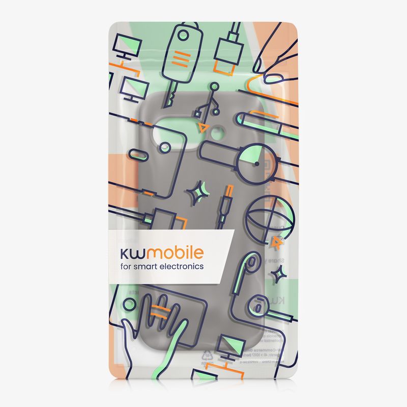Laptop, Telefoane si Tablete - Telefoane mobile si accesorii - Accesorii Telefoane - Huse telefoane - Husa Kwmobile pentru Google Pixel 9a, anti-alunecare, silicon, gri - Infinity.ro