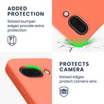 Laptop, Telefoane si Tablete - Telefoane mobile si accesorii - Accesorii Telefoane - Huse telefoane - Husa Kwmobile pentru Google Pixel 9a, anti-alunecare, silicon, coral intens - Infinity.ro