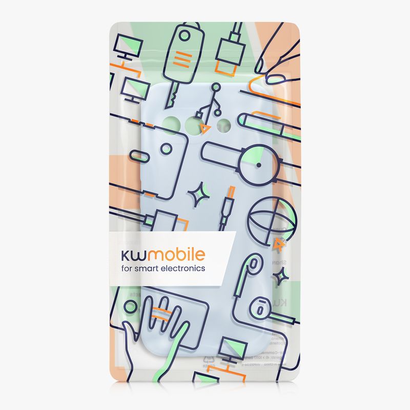 Laptop, Telefoane si Tablete - Telefoane mobile si accesorii - Accesorii Telefoane - Huse telefoane - Husa Kwmobile pentru Google Pixel 9a, anti-alunecare, silicon, albastru deschis mat - Infinity.ro