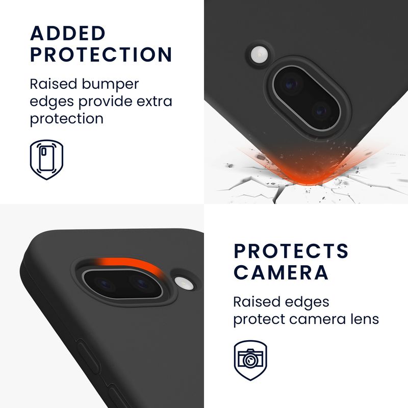 Laptop, Telefoane si Tablete - Telefoane mobile si accesorii - Accesorii Telefoane - Huse telefoane - Husa Kwmobile pentru Google Pixel 9a, anti-alunecare, silicon, finisaj mat - Infinity.ro