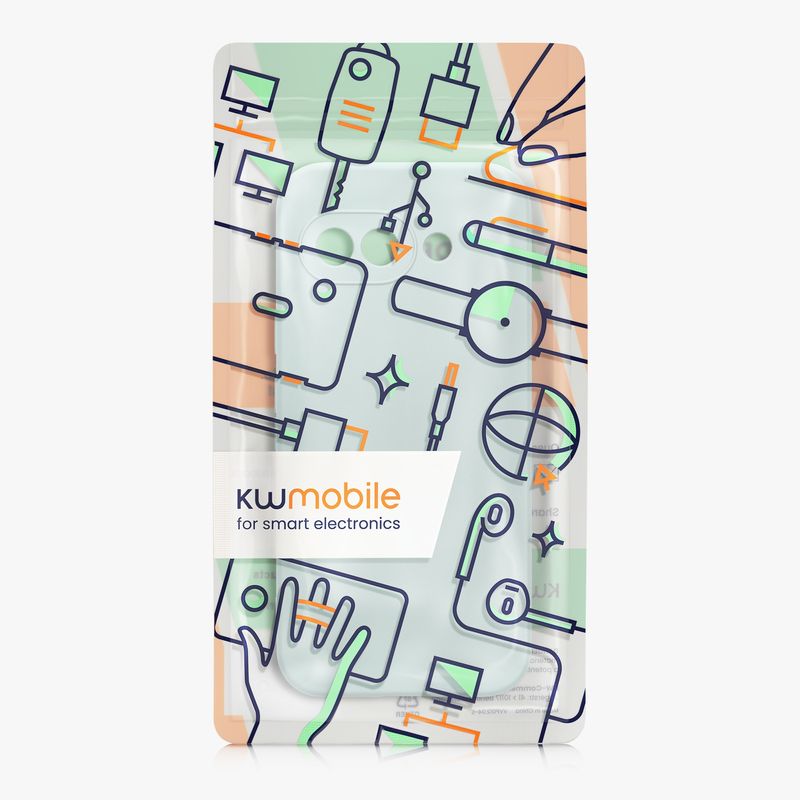 Laptop, Telefoane si Tablete - Telefoane mobile si accesorii - Accesorii Telefoane - Huse telefoane - Husa Kwmobile pentru Google Pixel 9a, anti-alunecare, silicon, menta rece - Infinity.ro