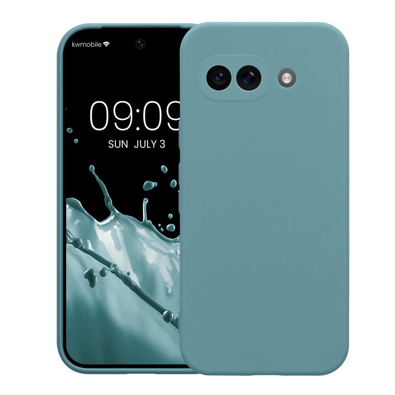 Laptop, Telefoane si Tablete - Telefoane mobile si accesorii - Accesorii Telefoane - Huse telefoane - Husa Kwmobile pentru Google Pixel 9a, anti-alunecare, silicon, noapte arctica - Infinity.ro