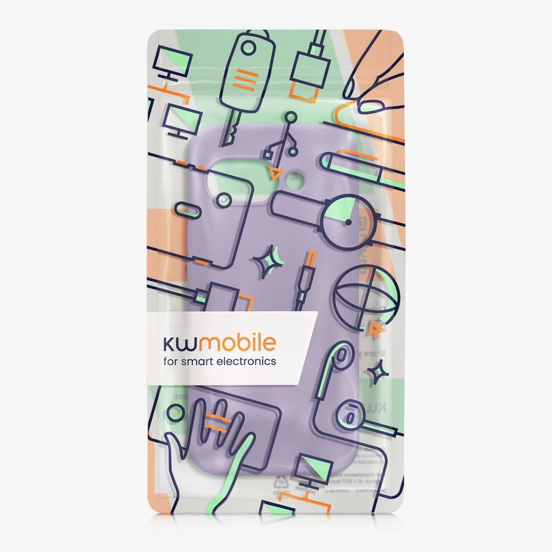 Laptop, Telefoane si Tablete - Telefoane mobile si accesorii - Accesorii Telefoane - Huse telefoane - Husa Kwmobile pentru Google Pixel 9a, anti-alunecare, silicon, mov violet - Infinity.ro