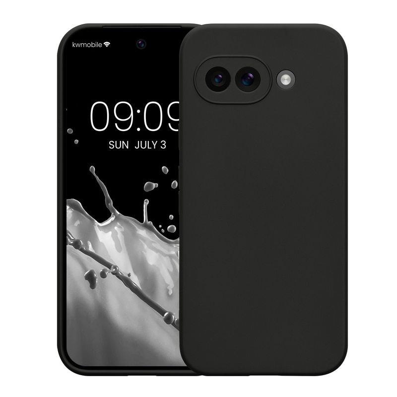 Laptop, Telefoane si Tablete - Telefoane mobile si accesorii - Accesorii Telefoane - Huse telefoane - Husa Kwmobile pentru Google Pixel 9a, anti-alunecare, silicon, negru - Infinity.ro