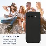 Laptop, Telefoane si Tablete - Telefoane mobile si accesorii - Accesorii Telefoane - Huse telefoane - Husa Kwmobile pentru Google Pixel 9a, anti-alunecare, silicon, negru - Infinity.ro