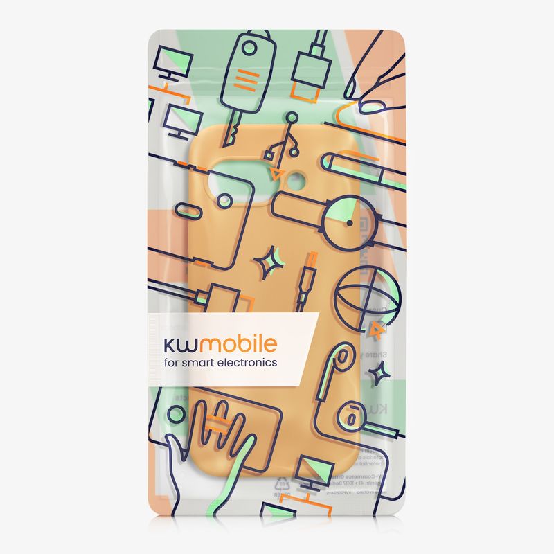 Laptop, Telefoane si Tablete - Telefoane mobile si accesorii - Accesorii Telefoane - Huse telefoane - Husa Kwmobile pentru Google Pixel 9a, anti-alunecare, silicon, portocaliu mango - Infinity.ro