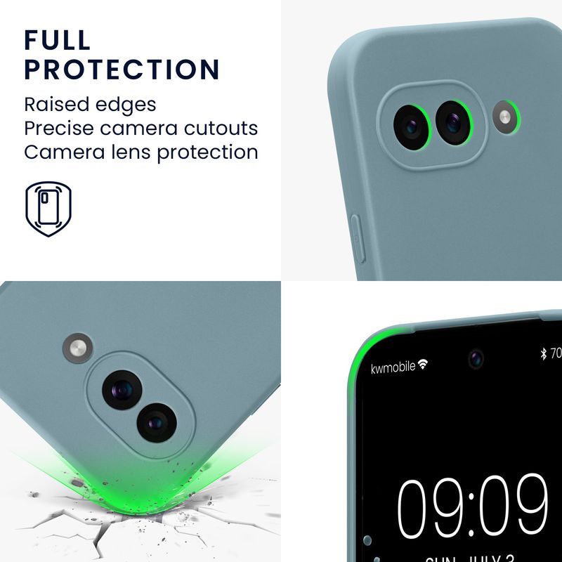 Laptop, Telefoane si Tablete - Telefoane mobile si accesorii - Accesorii Telefoane - Huse telefoane - Husa Kwmobile pentru Google Pixel 9a, anti-alunecare, silicon, piatra antica - Infinity.ro