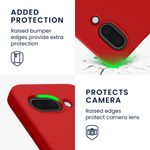 Laptop, Telefoane si Tablete - Telefoane mobile si accesorii - Accesorii Telefoane - Huse telefoane - Husa Kwmobile pentru Google Pixel 9a, anti-alunecare, silicon, rosu clasic - Infinity.ro