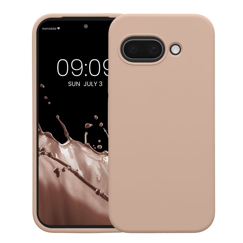 Laptop, Telefoane si Tablete - Telefoane mobile si accesorii - Accesorii Telefoane - Huse telefoane - Husa Kwmobile pentru Google Pixel 9a, anti-alunecare, silicon, roz antic - Infinity.ro