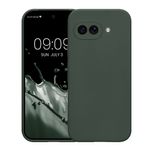Laptop, Telefoane si Tablete - Telefoane mobile si accesorii - Accesorii Telefoane - Huse telefoane - Husa Kwmobile pentru Google Pixel 9a, anti-alunecare, silicon, verde muschi - Infinity.ro