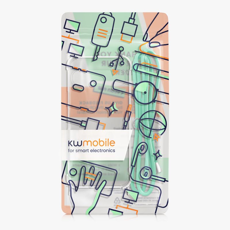 Laptop, Telefoane si Tablete - Telefoane mobile si accesorii - Accesorii Telefoane - Huse telefoane - Husa Kwmobile pentru Google Pixel 9/Pixel 9 Pro, protectie la socuri, TPU, verde, transparent - Infinity.ro