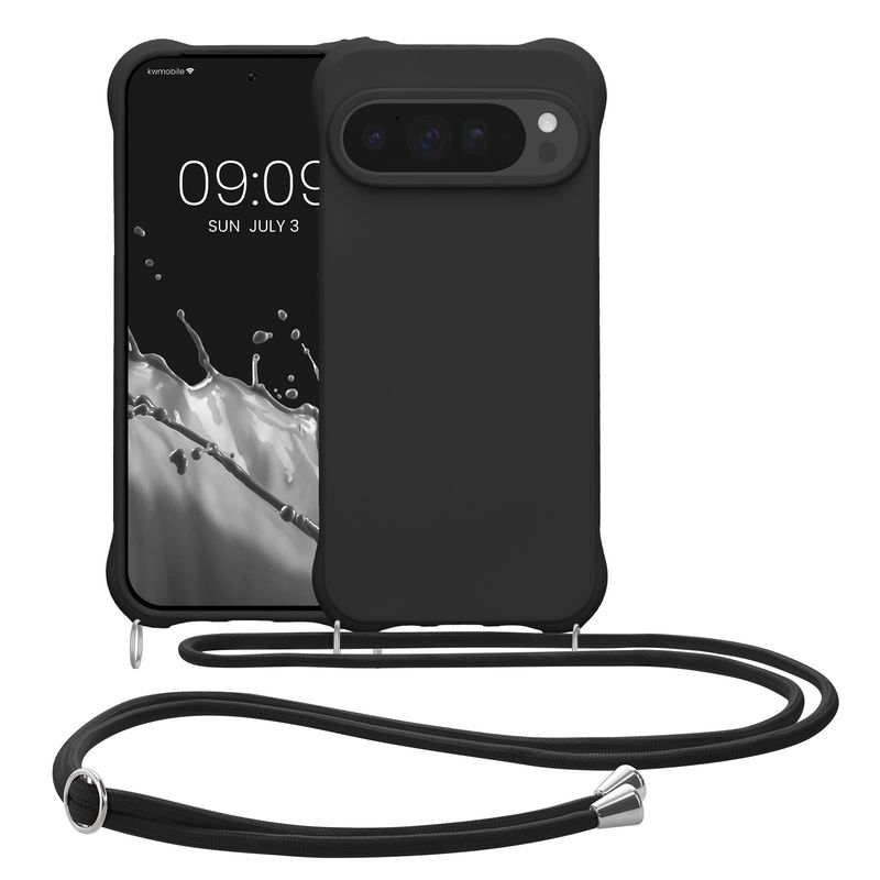 Laptop, Telefoane si Tablete - Telefoane mobile si accesorii - Accesorii Telefoane - Huse telefoane - Husa Kwmobile pentru Google Pixel 10 Pro XL, protectie la socuri, silicon, negru - Infinity.ro