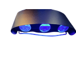 Casa si Gradina - Corpuri si surse de iluminat - Plafoniere, aplice si spoturi - Aplica LED RGB 6W Bidirectionala, cu Telecomanda, IP54, Aluminiu, Exterior/Interior, Negru, engros - Infinity.ro