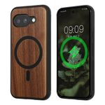 Laptop, Telefoane si Tablete - Telefoane mobile si accesorii - Accesorii Telefoane - Huse telefoane - Husa Kwmobile pentru Google Pixel 9a, compatibilitate MagSafe, anti-alunecare, lemn, TPU, maro - Infinity.ro