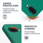 Laptop, Telefoane si Tablete - Telefoane mobile si accesorii - Accesorii Telefoane - Huse telefoane - Husa Kwmobile pentru Google Pixel 9a, anti-alunecare, silicon, verde smarald - Infinity.ro