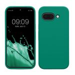 Laptop, Telefoane si Tablete - Telefoane mobile si accesorii - Accesorii Telefoane - Huse telefoane - Husa Kwmobile pentru Google Pixel 9a, anti-alunecare, silicon, verde smarald - Infinity.ro