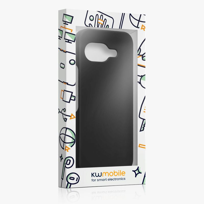 Laptop, Telefoane si Tablete - Telefoane mobile si accesorii - Accesorii Telefoane - Huse telefoane - Husa Kwmobile pentru Google Pixel 9a, compatibilitate MagSafe, silicon, negru - Infinity.ro