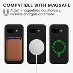 Laptop, Telefoane si Tablete - Telefoane mobile si accesorii - Accesorii Telefoane - Huse telefoane - Husa Kwmobile pentru Google Pixel 9a, compatibilitate MagSafe, silicon, negru - Infinity.ro