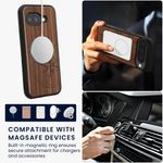 Laptop, Telefoane si Tablete - Telefoane mobile si accesorii - Accesorii Telefoane - Huse telefoane - Husa Kwmobile pentru Google Pixel 9a, compatibilitate MagSafe, lemn, TPU, maro - Infinity.ro