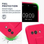 Laptop, Telefoane si Tablete - Telefoane mobile si accesorii - Accesorii Telefoane - Huse telefoane - Husa Kwmobile pentru Google Pixel 9a, functie stand, silicon, roz neon - Infinity.ro