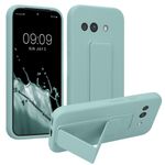 Laptop, Telefoane si Tablete - Telefoane mobile si accesorii - Accesorii Telefoane - Huse telefoane - Husa Kwmobile pentru Google Pixel 9a, functie stand, silicon, verde - Infinity.ro