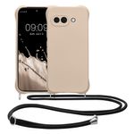 Laptop, Telefoane si Tablete - Telefoane mobile si accesorii - Accesorii Telefoane - Huse telefoane - Husa Kwmobile pentru Google Pixel 9a, protectie la socuri, silicon, bej - Infinity.ro