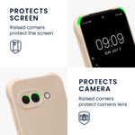 Laptop, Telefoane si Tablete - Telefoane mobile si accesorii - Accesorii Telefoane - Huse telefoane - Husa Kwmobile pentru Google Pixel 9a, protectie la socuri, silicon, bej - Infinity.ro